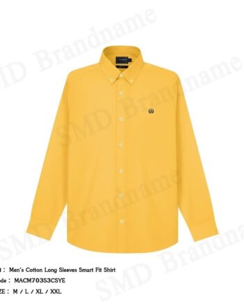 Arrow เสื้อเชิ้ตแขนยาวผู้ชาย รุ่น Men's Cotton Long Sleeves Smart Fit Shirt Code: MACM703S3CSYE