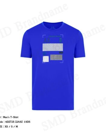 Armani Exchange เสื้อยืดคอกลมผู้ชาย รุ่น Man's T-Shirt Code: 6DZTJS ZJA5Z 15DS