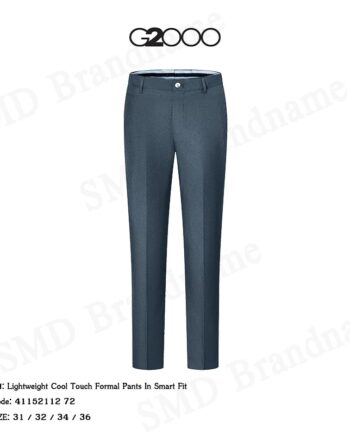 G2000 กางเกงสแล็คผู้ชาย ขายาว ทำงาน รุ่น Lightweight Cool Touch Formal Pants In Smart Fit Code: 4115211272