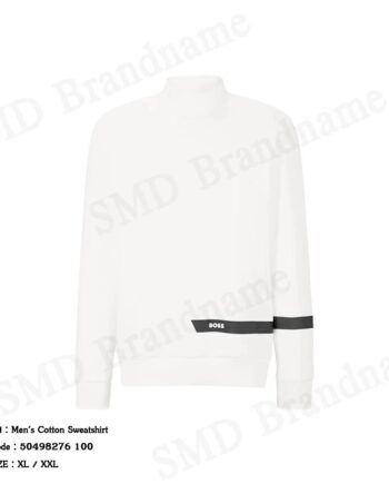 Hugo Boss เสื้อยืดแขนยาวผู้ชาย รุ่น Men's Cotton Sweatshirt Code: 50498276 100