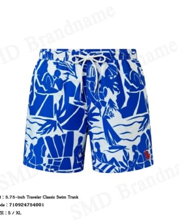 Polo Ralph Lauren กางเกงขาสั้นผู้ชาย รุ่น 5.75-inch Traveler Classic Swim Trunk Code: 710924754001