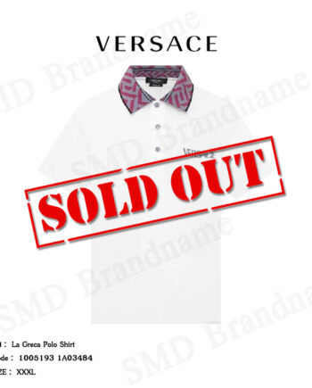 Versace เสื้อโปโล รุ่น La Greca Polo Shirt Code: 1005193 1A03484