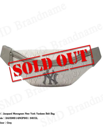 MLB กระเป๋าคาดเอว รุ่น Jacquard Monogram New York Yankees Belt Bag Code: 3AHSM014N 50CGL