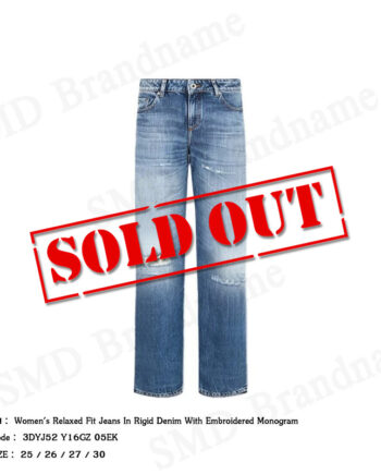 Armani Exchange กางเกงยีนส์ผู้หญิง รุ่น Women's Relaxed Fit Jeans In Rigid Denim Code: 3DYJ52 Y16GZ 05EK