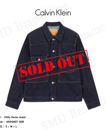 Calvin Klein เสื้อยีนส์แขนยาว รุ่น Utility Denim Jacket Code: 40948ST 5DB