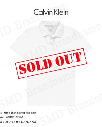 Calvin Klein เสื้อโปโลผู้ชาย รุ่น Men's Short Sleeved Polo Shirt Code: 40BC219 YAA