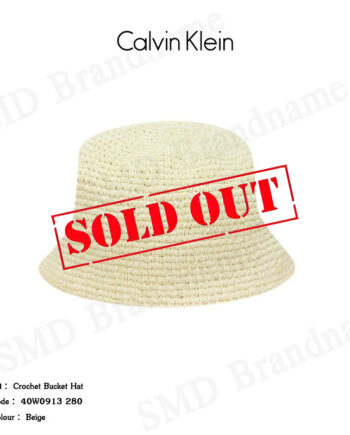 Calvin Klein หมวกบักเก็ต รุ่น Crochet Bucket Hat Code: 40W0913 280