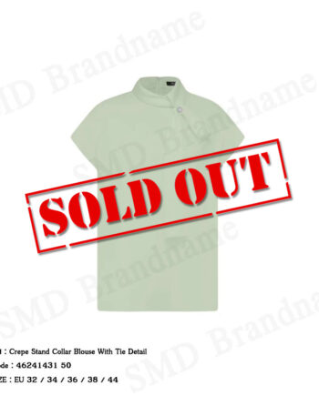 G2000 เสื้อเบลาส์ผู้หญิง รุ่น Crepe Stand Collar Blouse With Tie Detail Code: 46241431 50