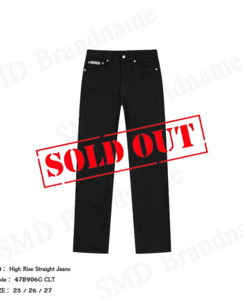 Calvin Klein Jeans กางเกงยีนส์ผู้หญิง รุ่น High Rise Straight Jeans Code: 47B906G CLT