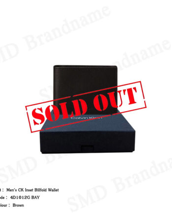 Calvin Klein กระเป๋าสตางค์ รุ่น Men's CK Inset Billfold Wallet Code: 4D1012G BAY