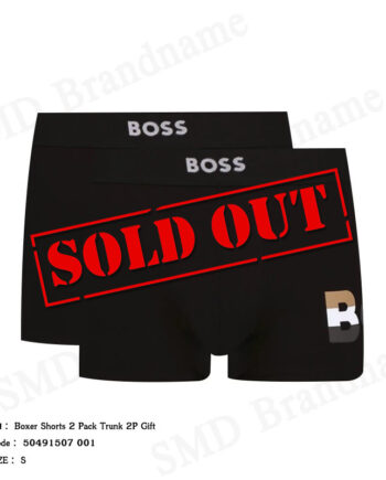 Hugo Boss กางเกงชั้นในผู้ชาย รุ่น Boxer Shorts 2 Pack Trunk 2P Gift Code: 50491507 001