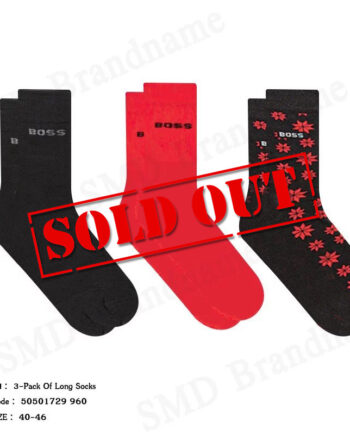 Hugo Boss ถุงเท้า รุ่น 3-Pack Of Long Socks Code: 50501729 960