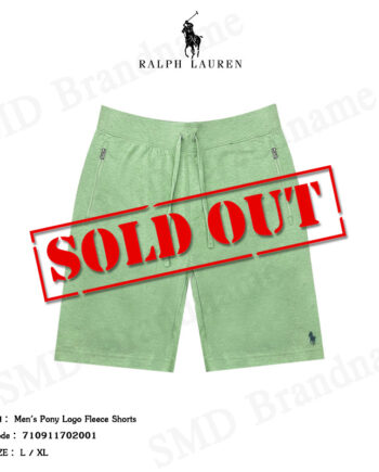 Polo Ralph Lauren กางเกงขาสั้น รุ่น Men's Pony Logo Fleece Shorts Code: 710911702001