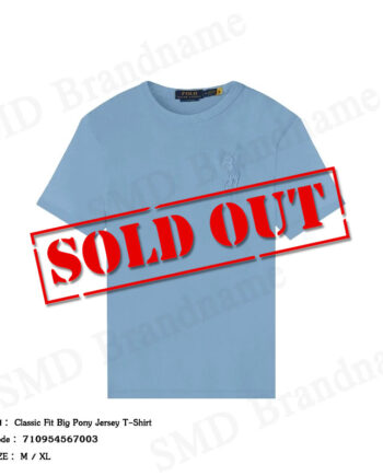 Polo Ralph Lauren เสื้อยืดคอกลมผู้ชาย รุ่น Classic Fit Big Pony Jersey T-Shirt Code: 710954567003