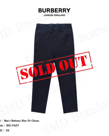 Burberry กางเกงขายาว รุ่น Men's Bottoms Slim-Fit Chinos Code: 8017627