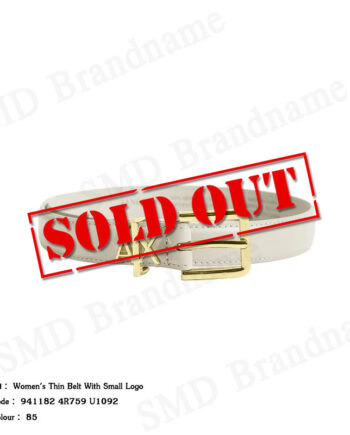 Armani Exchange เข็มขัด รุ่น Women's Thin Belt With Small Logo Code: 941182 4R759 U1092