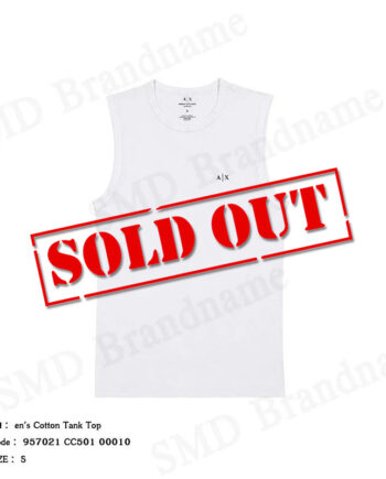 Armani Exchange เสื้อกล้ามแขนผู้ชาย รุ่น Men's Cotton Tank Top Code: 957021 CC501 00010