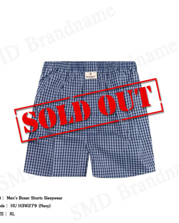 Hush Puppies กางเกงขาสั้นผู้ชาย รุ่น Men's Boxer Shorts Sleepwear Code: HU H3W279 (Navy)
