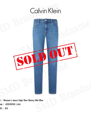 Calvin Klein Jeans กางเกงยีนส์ รุ่น Women's Jeans High Rise Skinny Mid Blue Code: J223293 1AA