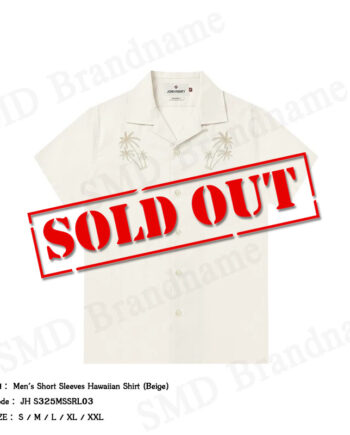 John Henry เสื้อเชิ้ตแขนสั้นผู้ชาย รุ่น Men's Short Sleeves Hawaiian Shirt (Beige) Code: JH S325MSSRL03
