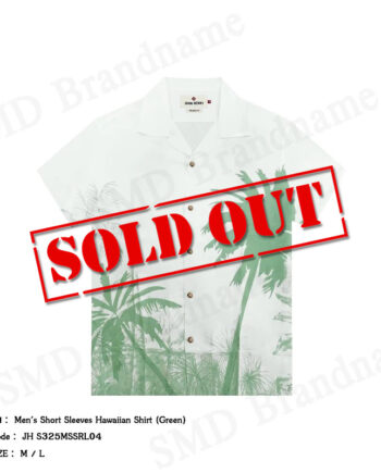 John Henry เสื้อเชิ้ตแขนสั้นผู้ชาย รุ่น Men's Short Sleeves Hawaiian Shirt (Green) Code: JH S325MSSRL04