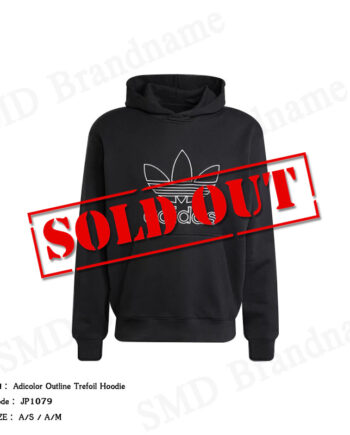 Adidas เสื้อสเวตเตอร์ผู้ชาย รุ่น Adicolor Outline Trefoil Hoodie Code: JP1079