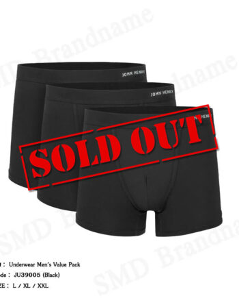 John Henry กางเกงชั้นในผู้ชาย รุ่น Underwear Men's Value Pack Code: JU39005 (Black)