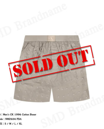 Calvin Klein กางเกงขาสั้นผู้ชาย รุ่น Men's CK 1996 Cotton Boxer Code: NM2654 PDA