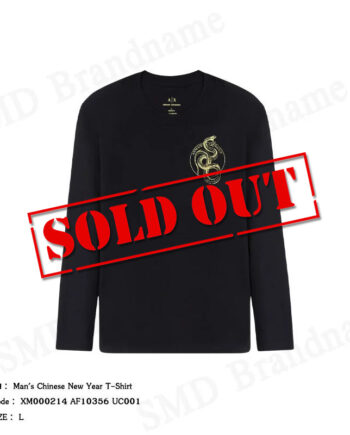 Armani Exchange เสื้อยืดแขนยาวผู้ชาย รุ่น Man's Chinese New Year T-Shirt Code: XM000214 AF10356 UC001