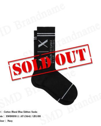 Armani Exchange ถุงเท้า รุ่น Cotton Blend Blue Edition Socks Code: XW000911 AF13641 UB100