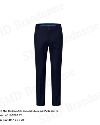 G2000 กางเกงสแล็คผู้ชาย ขายาว ทำงาน รุ่น Men Clothing Anti-Bacterial Check Suit Pants Slim Fit Code: 4615329376