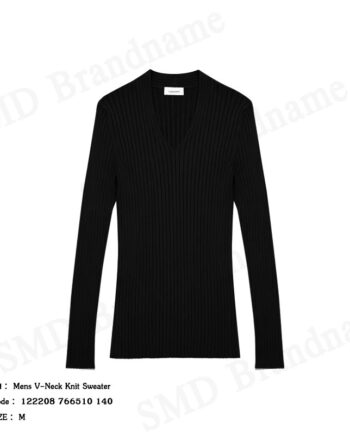 Salvatore Ferragamo เสื้อสเวตเตอร์ผู้ชาย รุ่น Mens V-Neck Knit Sweater Code: 122208 766510 140