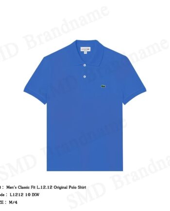 Lacoste เสื้อโปโลผู้ชาย รุ่น Men's Classic Fit L.12.12 Original Polo Shirt Code: L1212 10 IXW