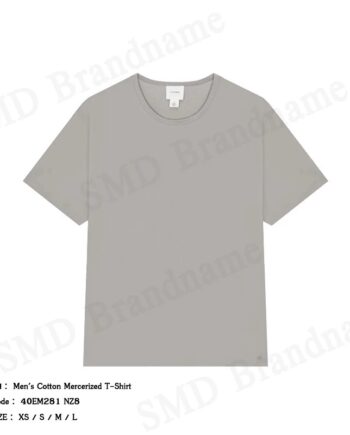 Calvin Klein เสื้อยืดคอกลมผู้ชาย รุ่น Men's Cotton Mercerized T-Shirt Code: 40EM281 NZ8