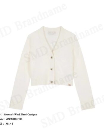 Calvin Klein Jeans เสื้อคาร์ดิแกนผู้หญิง รุ่น Women's Wool Blend Cardigan Code: J224803 YBI
