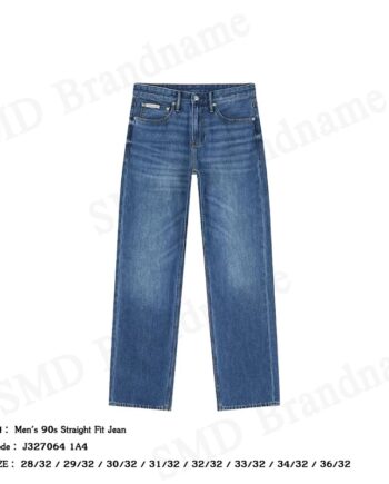 Calvin Klein Jeans กางเกงยีนส์ผู้ชาย รุ่น Men's 90s Straight Fit Jean Code: J327064 1A4