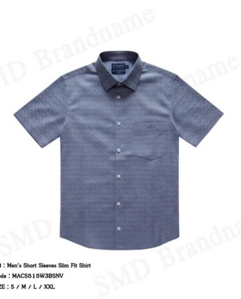 Arrow เสื้อเชิ้ตแขนสั้นผู้ชาย รุ่น Men's Short Sleeves Slim Fit Shirt Code: MACS515W3BSNV