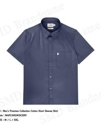 Arrow เสื้อเชิ้ตแขนสั้นผู้ชาย รุ่น Men's Premium Collection Cotton Short Sleeves Shirt Code: MAPC505W3CSNV