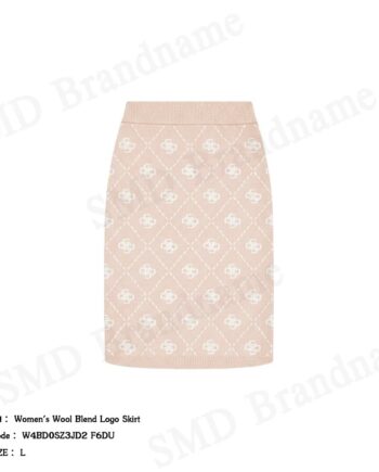Guess กระโปรงสั้นผู้หญิง รุ่น Women's Wool Blend Logo Skirt Code: W4BD0SZ3JD2 F6DU