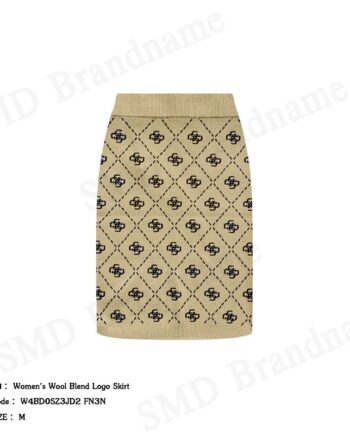 Guess กระโปรงสั้นผู้หญิง รุ่น Women's Wool Blend Logo Skirt Code: W4BD0SZ3JD2 FN3N