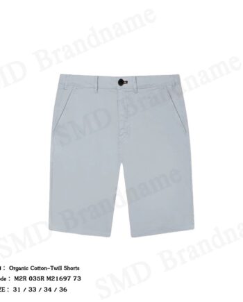 PS Paul Smith กางเกงขาสั้นผู้ชาย รุ่น Organic Cotton-Twill Shorts Code: M2R 035R M21697 73