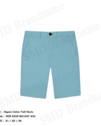 PS Paul Smith กางเกงขาสั้นผู้ชาย รุ่น Organic Cotton-Twill Shorts Code: M2R 035R M21697 43A