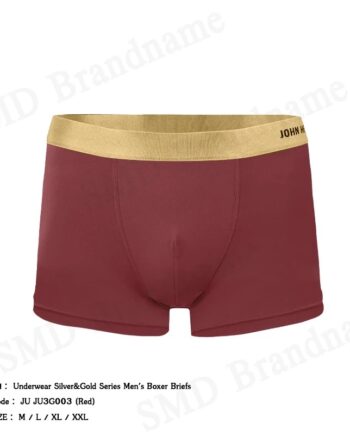 John Henry กางเกงชั้นในผู้ชาย รุ่น Underwear Silver&Gold Series Men's Boxer Briefs Code: JU JU3G003 (Red)