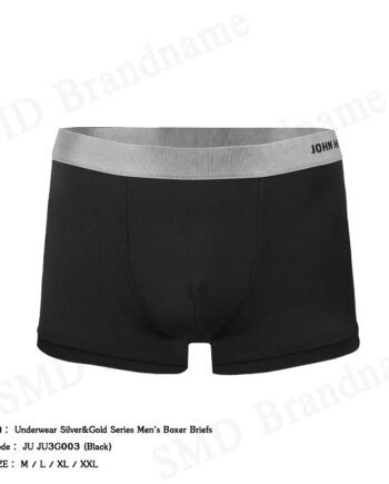 John Henry กางเกงชั้นในผู้ชาย รุ่น Underwear Silver&Gold Series Men's Boxer Briefs Code: JU JU3G003 (Black)