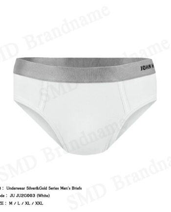 John Henry กางเกงชั้นในผู้ชาย รุ่น Underwear Silver&Gold Series Men's Briefs Code: JU JU2G003 (White)