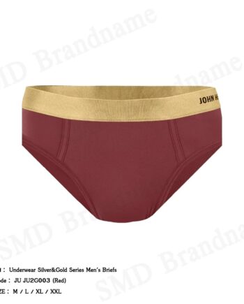 John Henry กางเกงชั้นในผู้ชาย รุ่น Underwear Silver&Gold Series Men's Briefs Code: JU JU2G003 (Red)