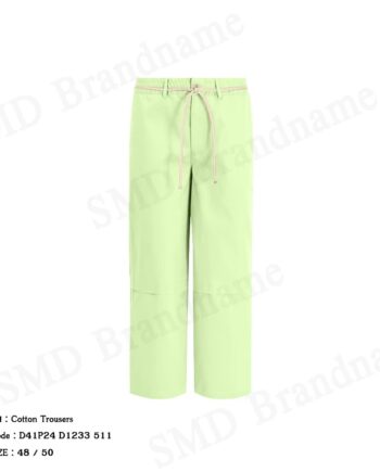 Emporio Armani กางเกงขายาวผู้ชาย รุ่น Cotton Trousers Code: D41P24 D1233 511
