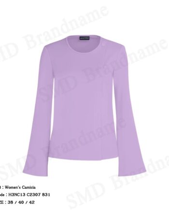 Emporio Armani เสื้อแขนยาวคอกลมผู้หญิง รุ่น Women's Camicia Code: H3NC13 C2307 831