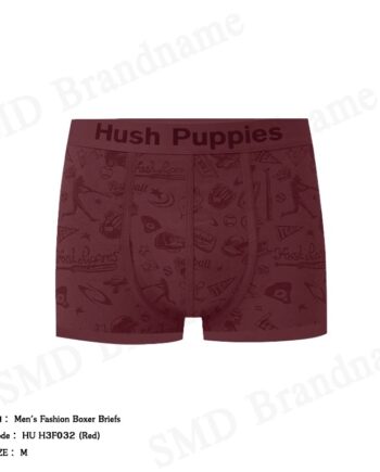 Hush Puppies กางเกงชั้นในผู้ชาย รุ่น Men's Fashion Boxer Briefs Code: HU H3F032 (Red)