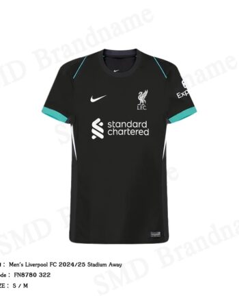 Nike เสื้อยืดคอกลมผู้ชาย รุ่น Men's Liverpool FC 2024/25 Stadium Away Code: FN8780 322